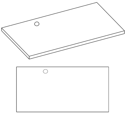 Trou mitigeur / vidange